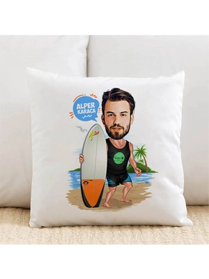Marvielle Erkek Karikatürlü - Yastık