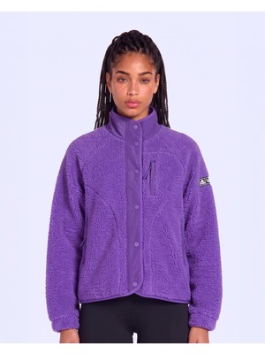 Kappa Authentic Crete 2 Kadın Mor Regular Sherpa Mont