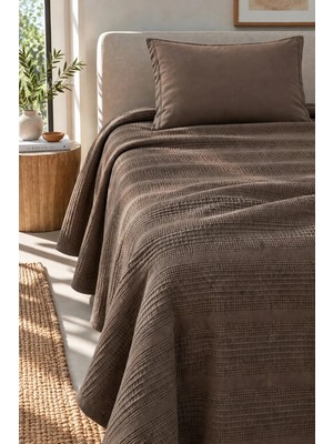 Marvielle %100 Pamuk Tek Kişilik Pike Takımı 160X230 Pike 100X200 Çarşaf Yastık Kılıf - Tek Kişilik Pike & Pike Takımı