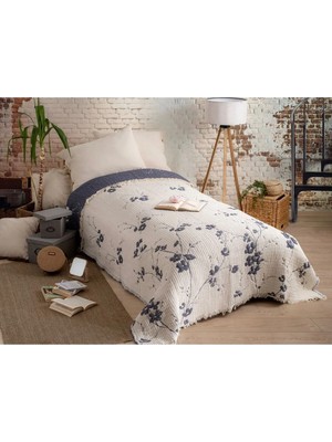Marvielle 9 Katlı %100 Pamuk 180X220 Müslin Yorgan Yatak Örtüsü - Tek Kişilik Pike & Pike Takımı