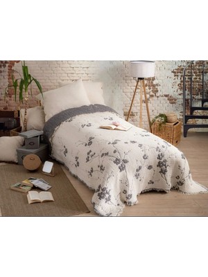 Marvielle 9 Katlı %100 Pamuk 180X220 Müslin Yorgan Yatak Örtüsü - Tek Kişilik Pike & Pike Takımı
