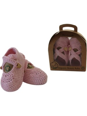 Str Store Organik Bebek Patiği Pembe