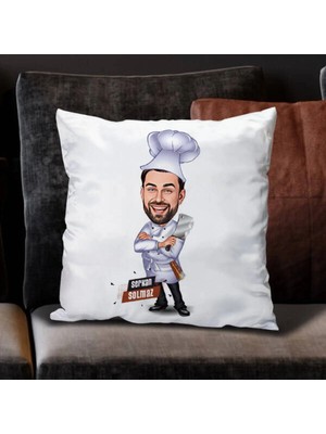Marvielle Yemeklerin Ustası Karikatürlü - Yastık