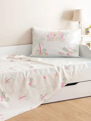 Marvielle Karışık Baskılı Pamuklu Çocuk Pike Takımı 160X220 - Tek Kişilik Pike & Pike Takımı