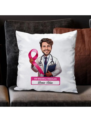 Marvielle Erkek Onkolog Karikatürlü - Yastık