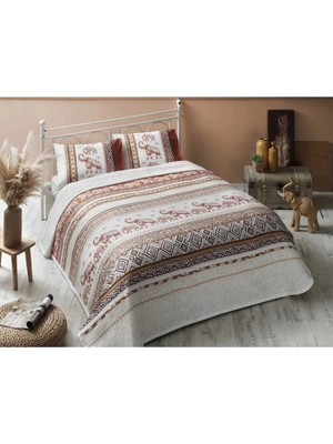 Marvielle %100 Pamuk Tek Kişilik Pike Takımı Taba - Tek Kişilik Pike & Pike Takımı