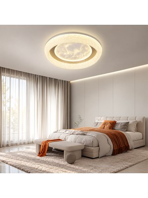 Apliqa Rovena 50'lik Yuvarlak Ledli 132 Watt Plafonyer 3 Renkli Avize
