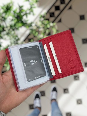 Visso Leather 1904 Visso Leathert Skoda Logolu  Deri Araç Ruhsat Kılıfı Isme Özel Çanta
