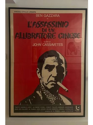 Taranist Poster - L'assassinio Di Un Allibratore Cinese John Cassavetes Ben Gazzara Film Afişi Sinema Dekoru