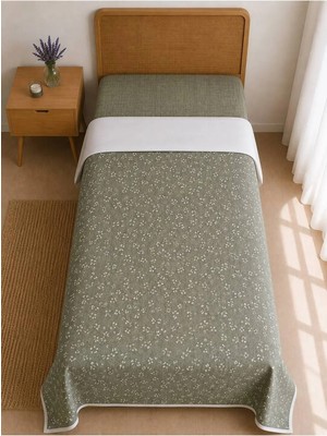 Marvielle Çiçek Desen Baskılı 150X240 cm Tek Kişilik Pike - Tek Kişilik Pike & Pike Takımı