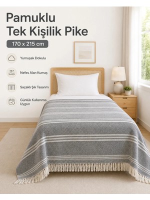 Marvielle 170X210 cm Tek Kişilik Pike - Tek Kişilik Pike & Pike Takımı