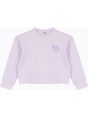 Jeep Sweatshirt, 5-6 Yaş, Lila