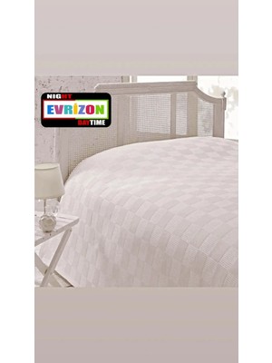 Marvielle Dama Desenli Tek Kişilik Pike 160 x 220 - Tek Kişilik Pike & Pike Takımı