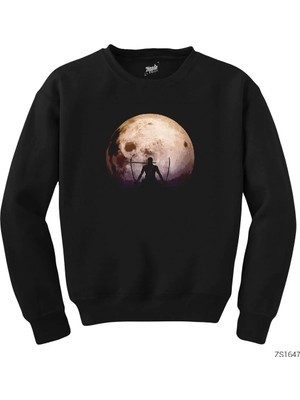 Z zepplin One Piece Santoryu Siyah Sweatshirt