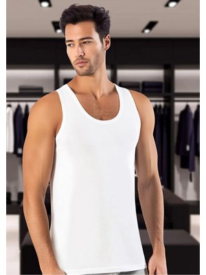 White Velvet Erkek Siyah&beyaz&ten Modal Pamuklu Atlet - Yumuşak Dokulu Premium Atlet