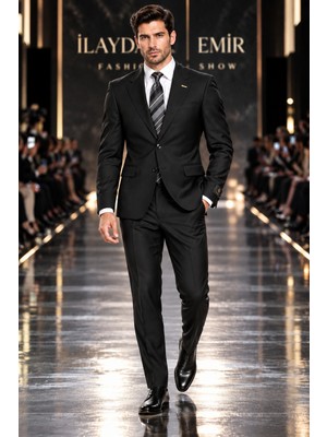 İlayda Emir Premium Erkek Takım Elbise Slim Fit 6 Drop Şık Klasik