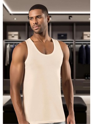 White Velvet Erkek 4'lü Ten Modal Pamuklu Atlet - Yumuşak Dokulu Premium Atlet