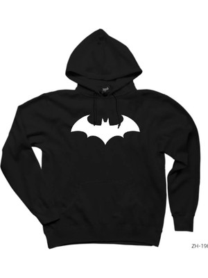 Z zepplin Batman Arkham 3D Siyah Kapşonlu Sweatshirt Hoodie