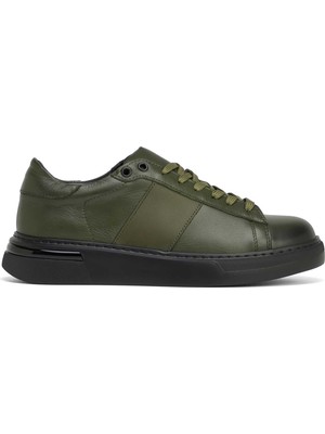 Tergan Haki Hakiki Deri Erkek Sneaker - E26S1AY57849-H48