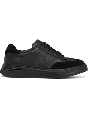 Tergan Siyah Hakiki Deri Erkek Sneaker - E26S1AY57846-A23