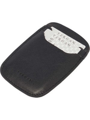 Tergan Siyah Hakiki Deri Unisex Kredi Kartlık - S1KK00001662-A85