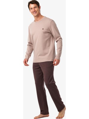 Blackspade Erkek Uzun Kol Gül Kurusu Pijama Takımı C0T9N904