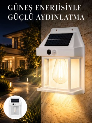 Bin1çeşit Sensörlü Solar LED Dış Duvar Aydınlatma Yeni Nesil