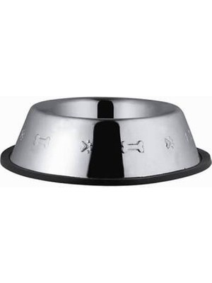 Popüler Sepet Desenli Metal Kedi ve Köpek Mama Su Kabı 8 Oz 12 cm