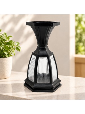 Str Store E27 60W IP44 Siyah Set Üstü Bahçe-Balkon Sokak Lambası