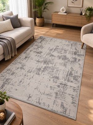 My Evilla Saten Halı Modern Kaymaz Tabanlı Yıkanabilir Salon Oturma Odası Halısı Petek Desen