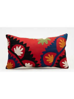Kilim Wholesale Suzani Kumaştan Yapılmış Kırlent Kılıfı, 30X50 cm