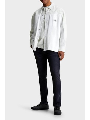 Calvin Klein Erkek Lacivert Calvin Klein Slım, 1by Lacivert Erkek Jean Pantolon