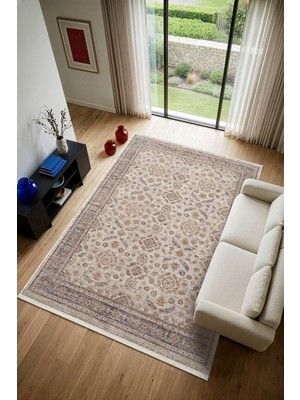 Cotto Home Midas MP003R Gri Renkli Vintage Modern Salon Koridor Yatak ve Oturma Odası Halısı