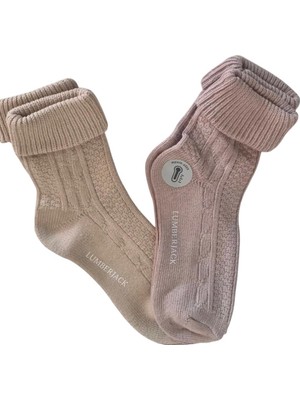 Lumberjack Wl Bot Od 2li Sktw 5pr 2 Li Pembe-Bej Multi 36/40 Kadın Outdoor Bot Çorap