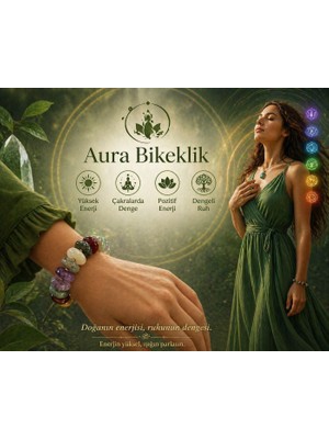 Doğal Holizm Aura Doğaltaş Bileklik