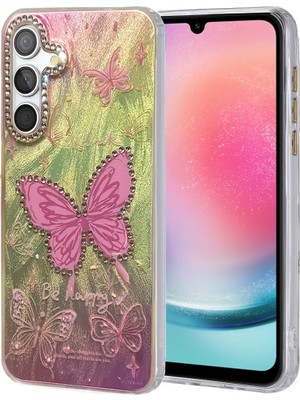 Samsung Galaxy A24 4g Uyumlu Kılıf Blade Aynalı Desenli Kapak - Desen 5