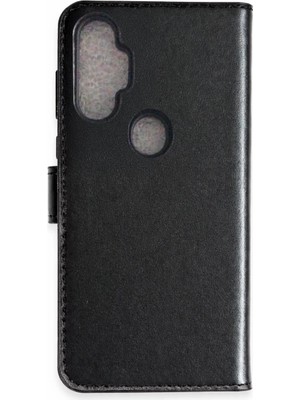 Tecno Spark 7 Pro Uyumlu Trend S Plus Kapaklı Kılıf - Siyah