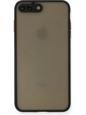 Apple iPhone 7 Plus Uyumlu Kılıf Montreal Silikon Kapak - Siyah