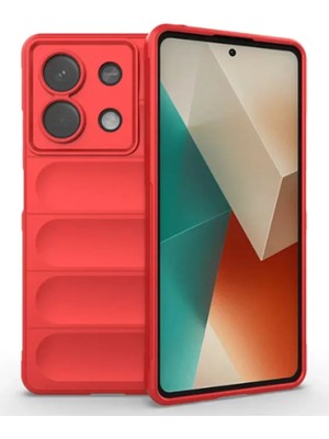 Xiaomi Poco X6 Uyumlu Kılıf Optimum Silikon - Kırmızı