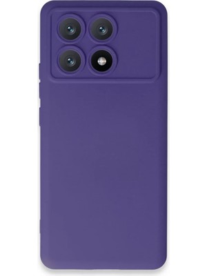 Xiaomi Poco X6 Pro Uyumlu Kılıf Nano Içi Kadife Silikon - Mor