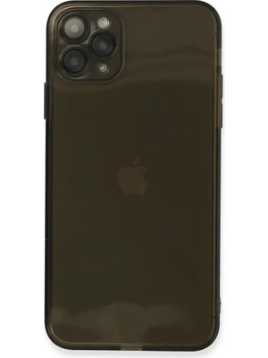 Apple iPhone 11 Pro Max Uyumlu Kılıf Fly Lens Silikon - Siyah