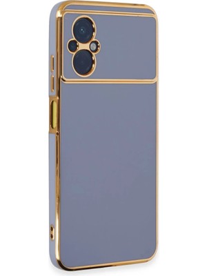 Xiaomi Poco M5 Uyumlu Kılıf Volet Silikon - Mavi