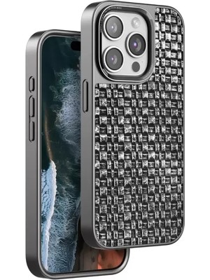 Venco Apple iPhone 15 Pro Max Uyumlu Brand Kapak - Gümüş