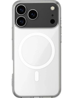 Apple iPhone 17 Pro Max Uyumlu Kılıf Magneticsafe Şeffaf Silikon - Şeffaf