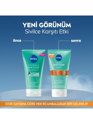 Str Store Derma Skin Clear Sivilce Karşıtı Yüz Temizleyici Peeling 150ML, Gözenek Arındırıcı,siyah Nokta Azaltır,salisilik Asit,deniz Tuzu, Niasinamid