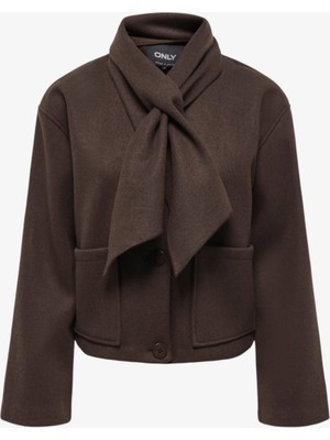 Only Onlcarrıe Scarf Jacket Otw Kadın Kahverengi Ceket - 15382557