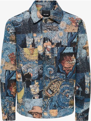 Only & Sons Onscassel Jaq 8535 Yfm Dnm Jacket Erkek Mavi Ceket - 22038535