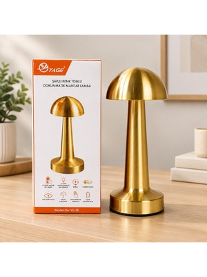 Str Store Mantar Masa Lambası Gold