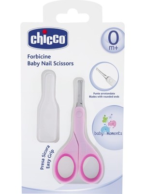 Chicco Kapaklı Tırnak Makası - Pembe