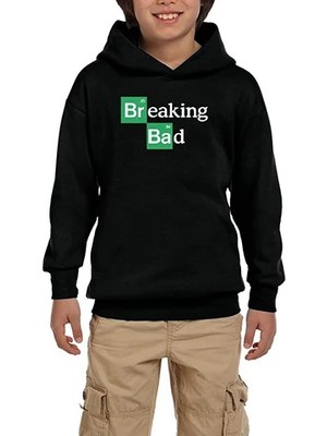 Z zepplin Breaking Bad Siyah Çocuk Kapşonlu Sweatshirt